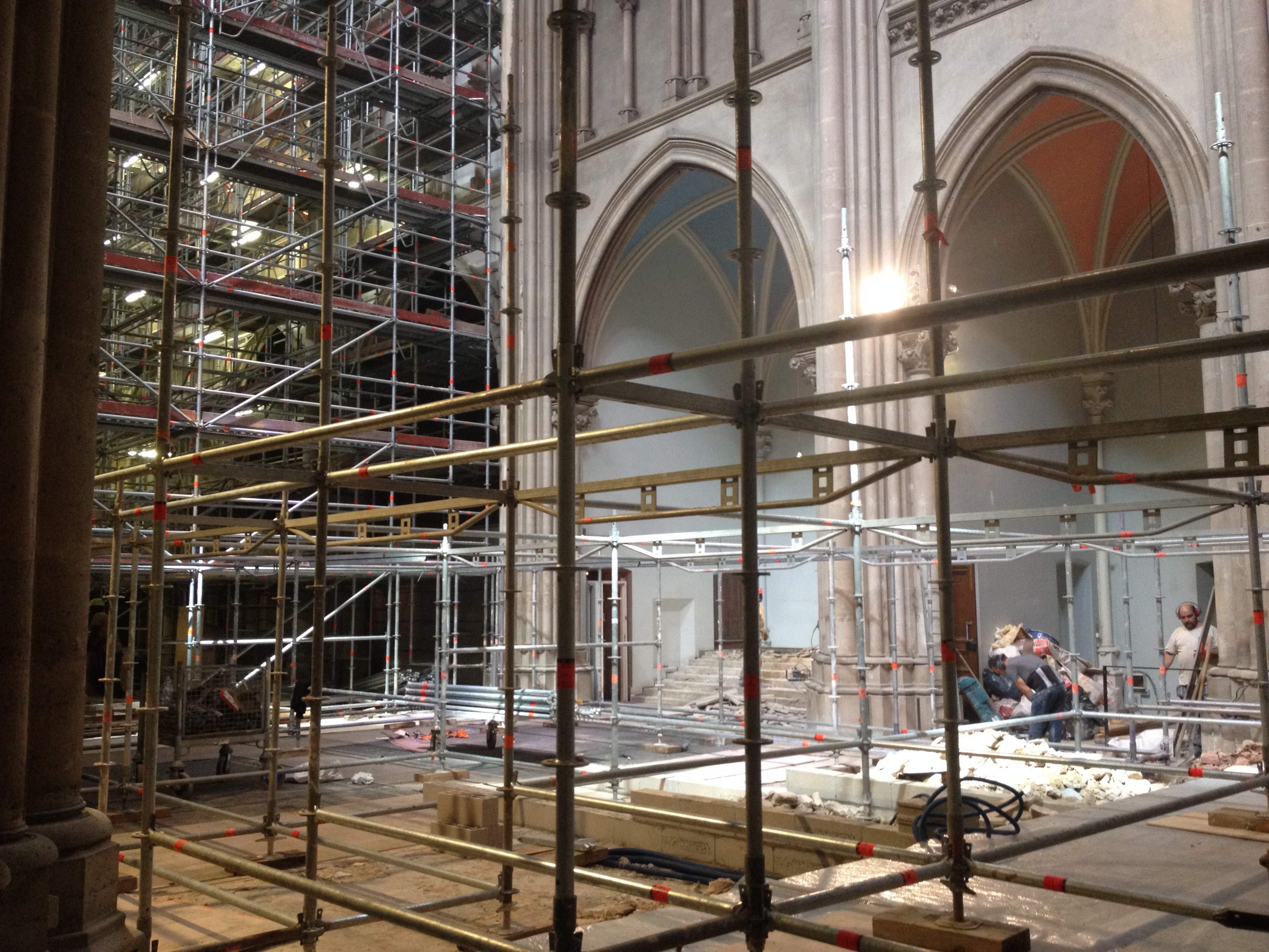 07 20 st ignace travaux echafauudage choeur